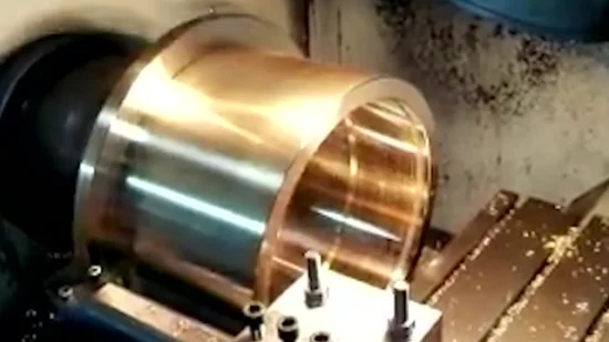 Boccola del cuscinetto della boccola del bronzo di alluminio del nichel della colata centrifuga C95800 (CuA19Fe4Ni4Mn2)